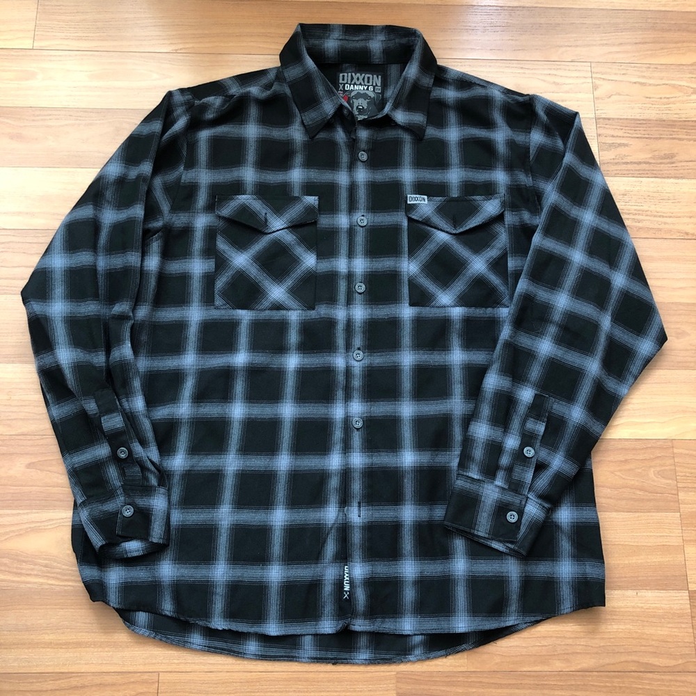 Dixxon Danny G The Mission Flannel Plaid Shirt XXL